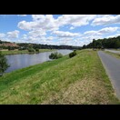 Erstmalig fahren wir auf dem Elbe-Radweg